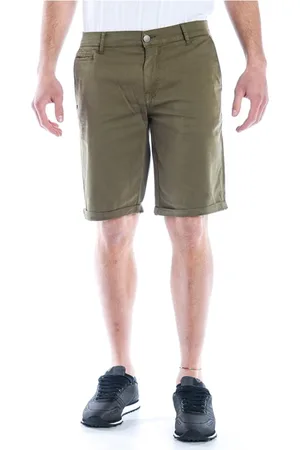 D.A. Daniele Alessandrini Homme, Shorts, Vert, Taille: W32 Shorts en Denim Élégants