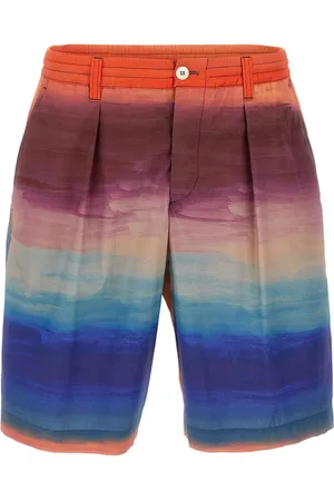 Marni Homme, Shorts, Multicolore, Taille: L Short en Popeline de Coton