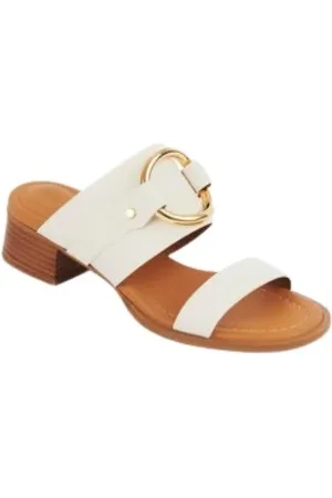 Chloé Femme, Chaussures, Blanc, Taille: 36 EU Mules à Talons