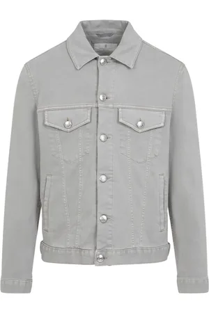 Brunello Cucinelli Homme, Vestes, Gris, Taille: L Veste en jean