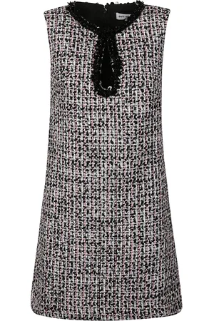 Self-Portrait Femme, Robes, Gris, Taille: 36 FR Mini-robe Ornée