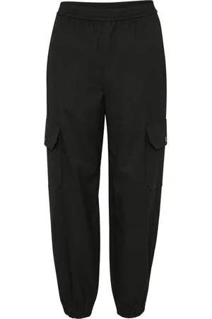 Part Two Femme, Pantalons, Noir, Taille: 40 FR Pantalon Noir Taille Élastique Jeninepw