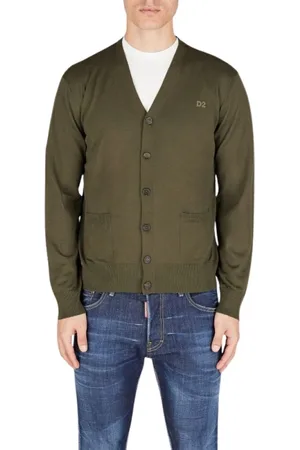 Dsquared2 Homme, Pulls, Vert, Taille: L Cardigan Élégant