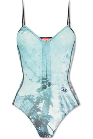 Diesel Femme, Tops, Bleu, Taille: 42 FR T-Lye-N1 Body