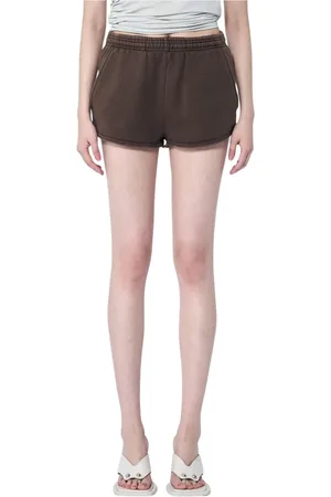 Entire Studios Femme, Shorts, Brun, Taille: 36 FR Cotton Fleece Micro Shorts