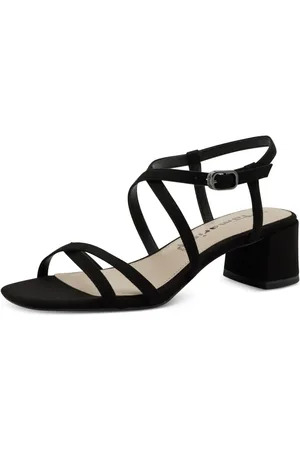 Tamaris Femme, Chaussures, Noir, Taille: 36 EU Sandales à Talons Hauts