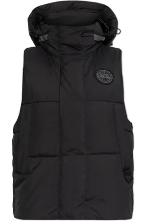 Canada Goose Femme, Vestes, Noir, Taille: 40 FR Doudoune sans manches à capuche