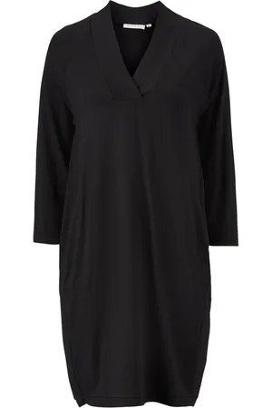 Masai Femme, Robes, Noir, Taille: 38 FR Tunique Magritta à Manches ¾