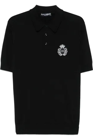 Dolce & Gabbana Homme, Tops, Noir, Taille: L Pull Tricoté Élégant