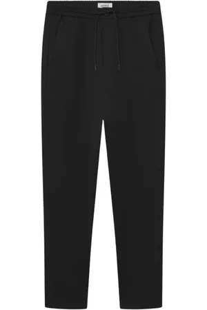 Les Deux Homme, Pantalons, Noir, Taille: W31 Pantalon Noir À Cordon De Serrage