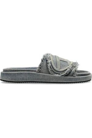 Diesel Femme, Chaussures, Bleu, Taille: 42 EU Sa-Slide D-Oval Slides