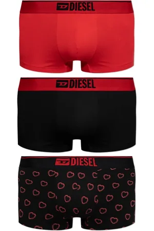 Diesel Homme, Sous-vêtements, Rouge, Taille: S Lot de trois boxers