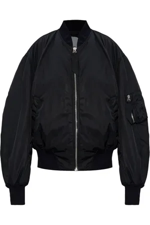 The Attico Femme, Vestes, Noir, Taille: 38 FR Veste d`extérieur zippée sur le devant