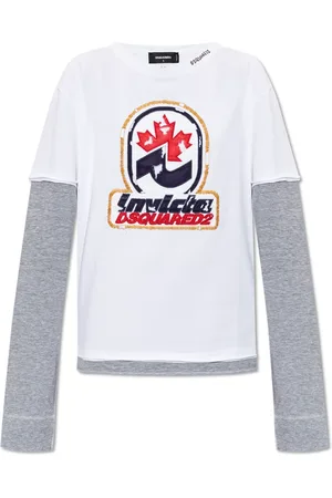 Dsquared2 Femme, Tops, Blanc, Taille: 38 FR T-Shirt X Invicta