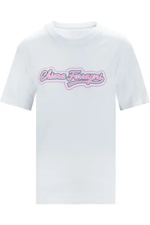 Chiara Ferragni Femme, Tops, Blanc, Taille: 40 FR T-shirt Logo Coloré