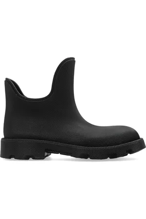 Burberry Homme, Chaussures, Noir, Taille: 42 EU Bottes de Pluie Courtes Marsh