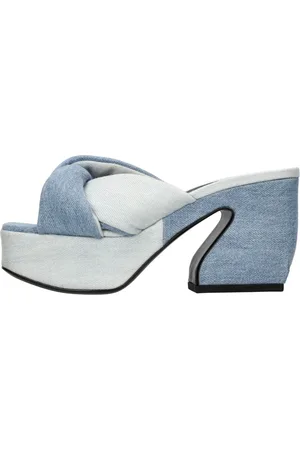 Sergio Rossi Femme, Chaussures, Bleu, Taille: 38 EU Sandales Bleues