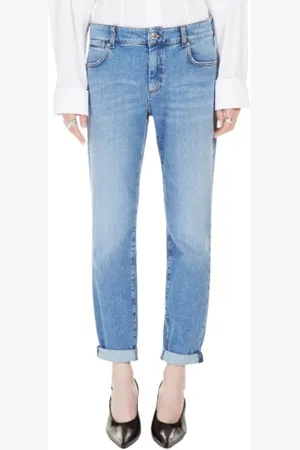 Max Mara Femme, Jeans, Bleu, Taille: W25 Jean Cigarette Vintage en Denim