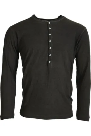 Dsquared2 Homme, Tops, Gris, Taille: S Pull Gris en Lin et Coton