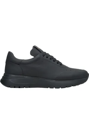 Estro Femme, Chaussures, Noir, Taille: 36 EU Baskets Basses en Cuir Mat Noir