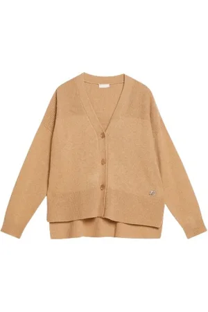 Liu Jo Femme, Pulls, , Taille: 38 FR Cardigan Boutonné en Laine et Coton