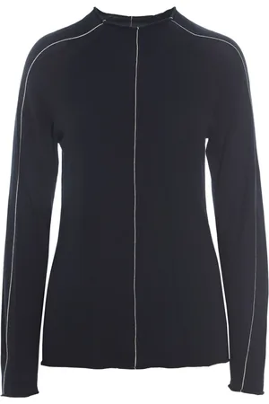 Bitte Kai Rand Femme, Pulls, Noir, Taille: 38 FR Blouse Tricot Noir en Évidence