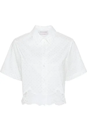 ERMANNO SCERVINO Femme, Blouses et Chemises, Blanc, Taille: 40 FR Chemise