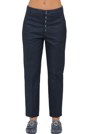 Dondup Femme, Pantalons, Bleu, Taille: W26 Pantalon Ample Nima