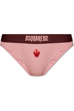 Dsquared2 Femme, Sous-vêtements, Rose, Taille: 42 FR Culottes avec Logo