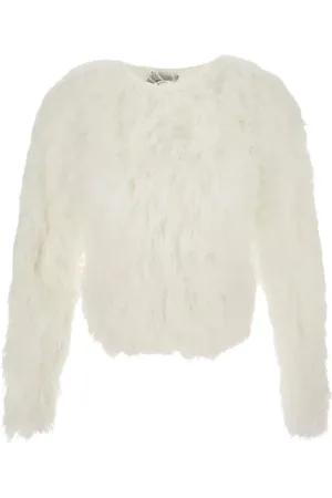 COPERNI Femme, Pulls, Blanc, Taille: 38 FR Maille encolure ronde
