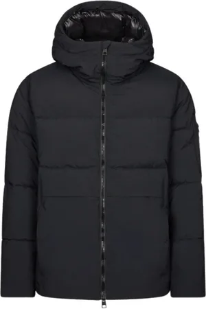 Dondup Homme, Vestes, Bleu, Taille: M Veste Puffer Régulière en Popeline et Nylon