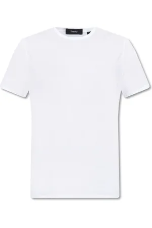 THEORY Homme, Tops, Blanc, Taille: M T-shirt en coton