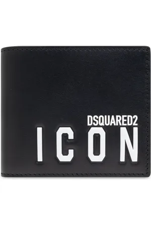 Dsquared2 Homme, Accessoires, Noir, Taille: ONE Size Portefeuille Pliant