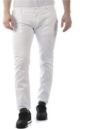 D.A. Daniele Alessandrini Homme, Pantalons, Blanc, Taille: W33 Jeans