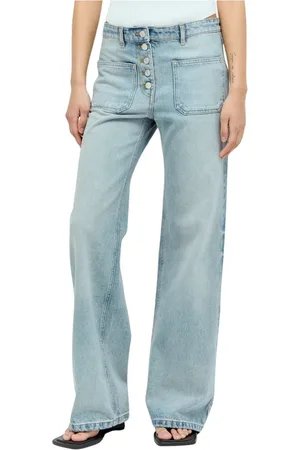 Courrèges Femme, Jeans, Bleu, Taille: 38 FR Multiflex Baggy Jeans