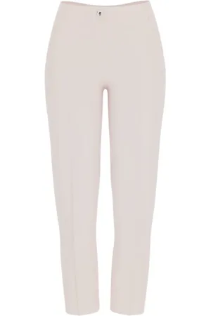 Guess Femme, Pantalons, , Taille: 46 FR Pantalon Chino Taupe Becky Coupe Droite