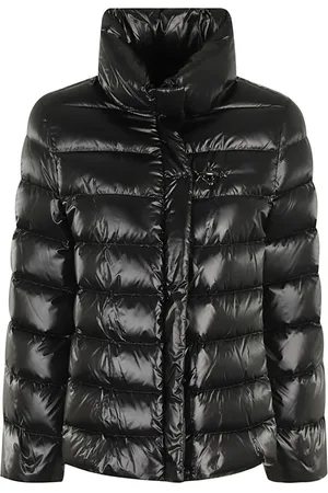 FAY Femme, Vestes, Noir, Taille: 40 FR Doudoune à Capuche avec Crochet
