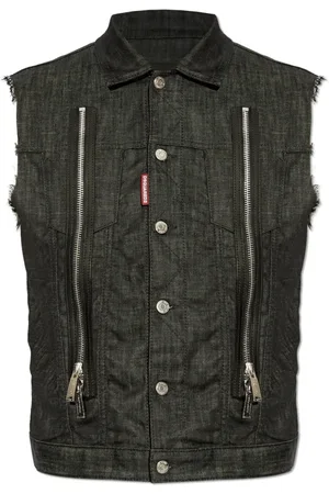 Dsquared2 Homme, Vestes, Noir, Taille: M Gilet en denim