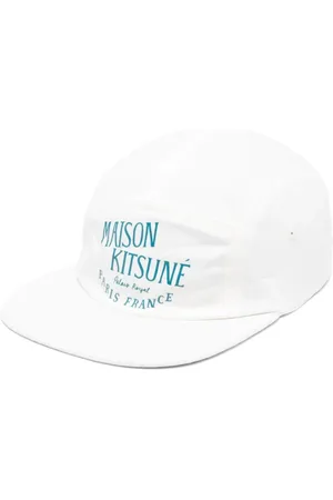 Maison Kitsuné Homme, Accessoires, Blanc, Taille: ONE Size Casquette de baseball 5 panneaux Palais Royal
