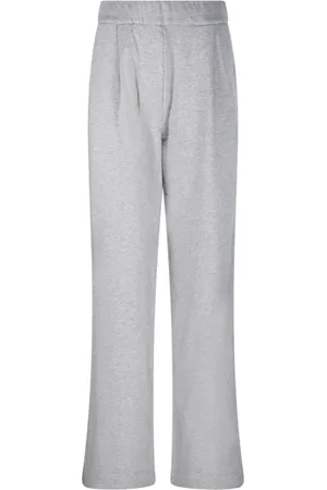 DRIES VAN NOTEN Femme, Pantalons, Gris, Taille: 36 FR Pantalon Harti Gris Chiné