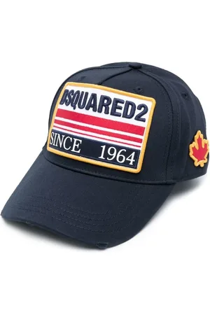 Dsquared2 Homme, Accessoires, Bleu, Taille: ONE Size Casquette Baseball à Patch