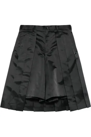 Comme des Garçons Homme, Shorts, Noir, Taille: M Shorts Plissés Sur Mesure