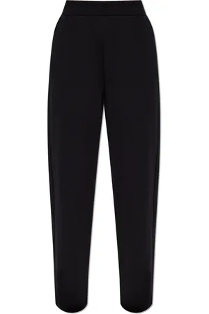 Emporio Armani Femme, Pantalons, Noir, Taille: 36 FR Pantalon de survêtement avec logo