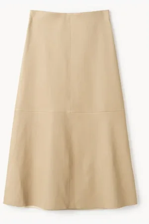 By Malene Birger Femme, Jupes, , Taille: 38 FR Jupe Midi en Cuir