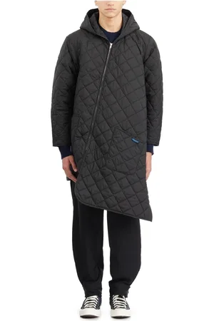 Comme des Garçons Homme, Manteaux, Noir, Taille: S Veste à Capuche Rembourrée