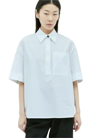 Jil Sander Femme, Blouses et Chemises, Blanc, Taille: 40 FR Chemises