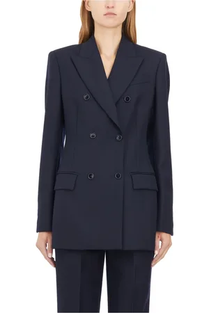 Dondup Femme, Vestes, Bleu, Taille: 38 FR Blazer croisé