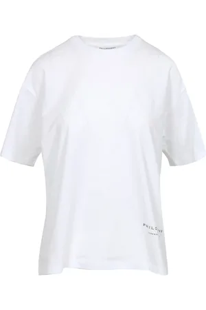 Serafini Femme, Tops, Blanc, Taille: 42 FR T-shirt blanc avec logo