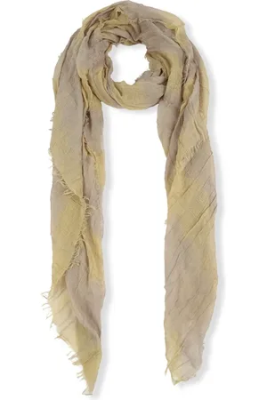 Cortana Femme, Accessoires, Jaune, Taille: ONE Size Foulard Rayé Jaune Clair