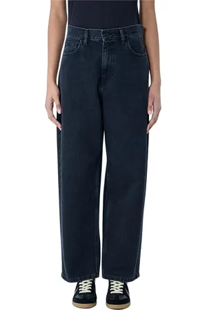 Carhartt Femme, Jeans, Noir, Taille: 40 FR Tapered-leg Five-Pocket Jeans